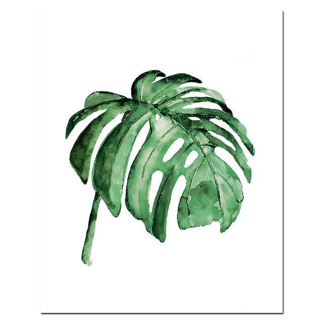 Home Decor Green Plant Canvas Painting Home Decor Green Plant Canvas Painting